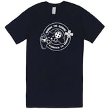  "Born to Game, Forced to Work" men's t-shirt Navy