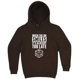  "When the DM Smiles It's Already Too Late" hoodie, 3XL, Chestnut