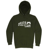  "Evolution Gamer - Controller" hoodie, 3XL, Army Green