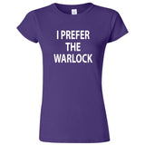  "I Prefer the Warlock" women's t-shirt Purple