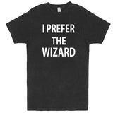  "I Prefer the Wizard" men's t-shirt Vintage Black