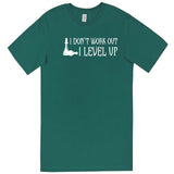  "I Don't Work Out, I Level Up - Chess" men's t-shirt Teal
