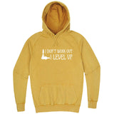  "I Don't Work Out, I Level Up - Chess" hoodie, 3XL, Vintage Mustard