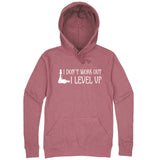  "I Don't Work Out, I Level Up - Chess" hoodie, 3XL, Mauve