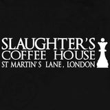  "Slaughter's Coffee House, London - Famous Chess House" hoodie, 3XL, Black