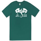  "If You Die We Split Your Gear, Dragon" men's t-shirt Teal