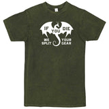  "If You Die We Split Your Gear, Dragon" men's t-shirt Vintage Olive