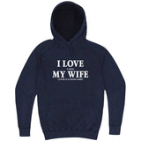  "I Love It When My Wife Lets Me Play Board Games" hoodie, 3XL, Vintage Denim