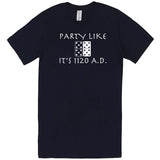  "Party Like It's 1120 A.D. - Dominos" men's t-shirt Navy