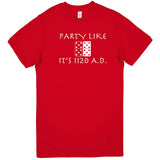  "Party Like It's 1120 A.D. - Dominos" men's t-shirt Red