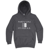  "Party Like It's 1120 A.D. - Dominos" hoodie, 3XL, Storm