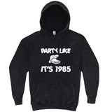  "Party Like It's 1985 - Hippo Games" hoodie, 3XL, Vintage Black