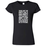  "There Ain't No Party Like a D&D Party" women's t-shirt Black