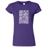  "There Ain't No Party Like a D&D Party" women's t-shirt Purple