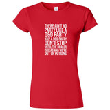  "There Ain't No Party Like a D&D Party" women's t-shirt Red