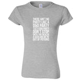  "There Ain't No Party Like a D&D Party" women's t-shirt Sport Grey