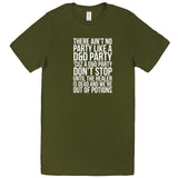  "There Ain't No Party Like a D&D Party" men's t-shirt Army Green