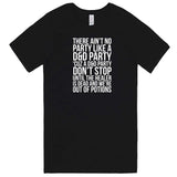  "There Ain't No Party Like a D&D Party" men's t-shirt Black