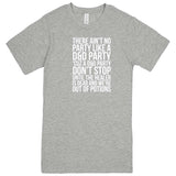  "There Ain't No Party Like a D&D Party" men's t-shirt Heather Grey