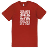  "There Ain't No Party Like a D&D Party" men's t-shirt Paprika