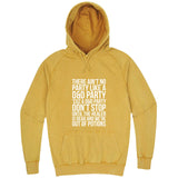  "There Ain't No Party Like a D&D Party" hoodie, 3XL, Vintage Mustard