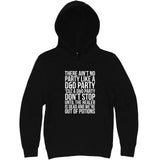  "There Ain't No Party Like a D&D Party" hoodie, 3XL, Black