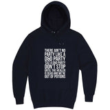  "There Ain't No Party Like a D&D Party" hoodie, 3XL, Navy