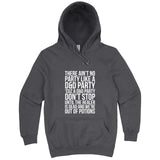  "There Ain't No Party Like a D&D Party" hoodie, 3XL, Storm