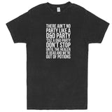  "There Ain't No Party Like a D&D Party" men's t-shirt Vintage Black