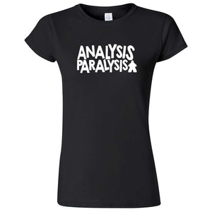  "Analysis Paralysis" women's t-shirt Black