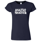  "Analysis Paralysis" women's t-shirt Navy Blue