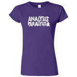  "Analysis Paralysis" women's t-shirt Purple