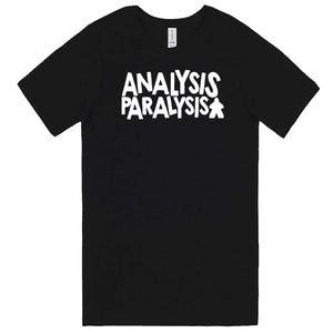  "Analysis Paralysis" men's t-shirt Black