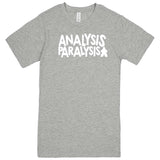  "Analysis Paralysis" men's t-shirt Heather Grey