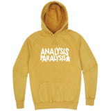  "Analysis Paralysis" hoodie, 3XL, Vintage Mustard