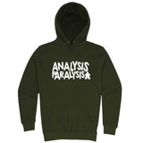  "Analysis Paralysis" hoodie, 3XL, Army Green