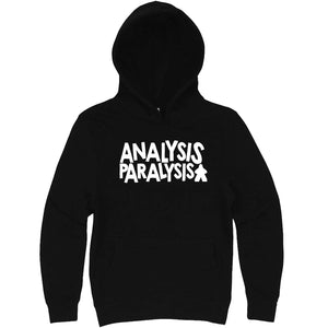  "Analysis Paralysis" hoodie, 3XL, Vintage Black