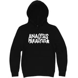 "Analysis Paralysis" hoodie, 3XL, Black