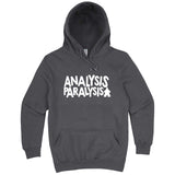  "Analysis Paralysis" hoodie, 3XL, Storm