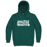  "Analysis Paralysis" hoodie, 3XL, Teal