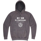  "My DM Is Awesome (+10 Shirt of Ass Kissery)" hoodie, 3XL, Vintage Zinc