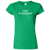  "I Love It When My Boyfriend Lets Me Play Board Games" women's t-shirt Irish Green