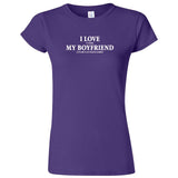  "I Love It When My Boyfriend Lets Me Play Board Games" women's t-shirt Purple