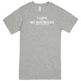  "I Love It When My Boyfriend Lets Me Play Board Games" men's t-shirt Heather Grey