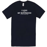  "I Love It When My Boyfriend Lets Me Play Board Games" men's t-shirt Navy