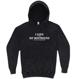  "I Love It When My Boyfriend Lets Me Play Board Games" hoodie, 3XL, Vintage Black