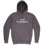  "I Love It When My Boyfriend Lets Me Play Board Games" hoodie, 3XL, Vintage Zinc