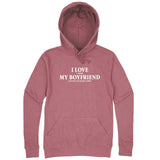  "I Love It When My Boyfriend Lets Me Play Board Games" hoodie, 3XL, Mauve