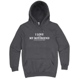  "I Love It When My Boyfriend Lets Me Play Board Games" hoodie, 3XL, Storm