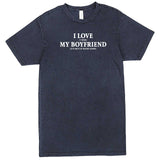  "I Love It When My Boyfriend Lets Me Play Board Games" men's t-shirt Vintage Denim